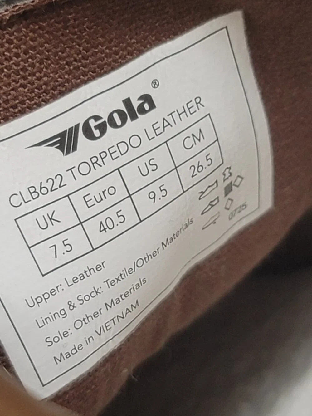 Gola Torpedo Sneaker Women Size 9.5 Brown Cerise Suede Lace Up Jogger